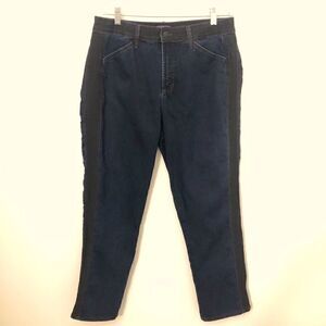 NYDJ Jeans Size 16 Jeggings With Black Waist and Sides!